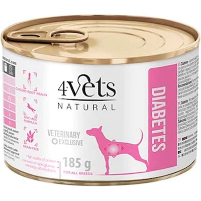 4Vets NATURAL Veterinary Exclusive DIABETES 185 г