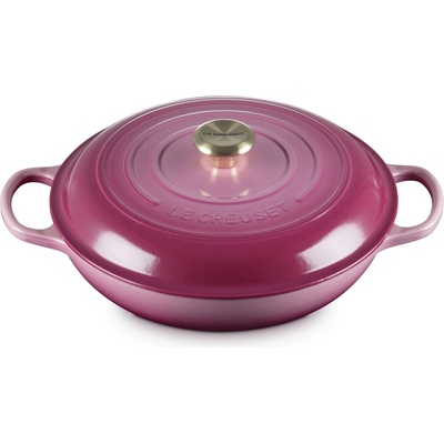 Le Creuset 21180304394450 Hrnec Gourmet Signature nízký 30 cm borůvkový