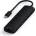 Satechi USB-C Aluminum Slim Multiport - мултифункционален хъб за свързване на допълнителна периферия за компютри с USB-C (черен)