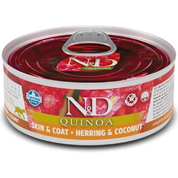 N&D GF CAT QUINOA Herring & Coconut 80 g