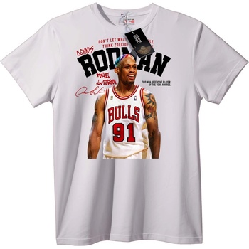 NOONEBRAND Тениска Dennis Rodman Bulls - S, Black