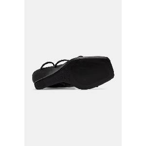 Rick Owens Lilies сандали обувки със скосена пларформа от кожа Cantilever 8 (LI01F7804.LLP)