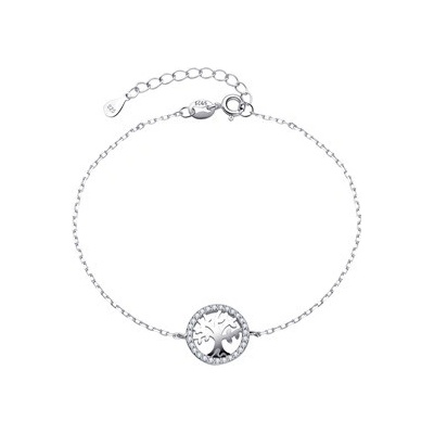 Nubis dámský stříbrný náramek strom života NB-1078