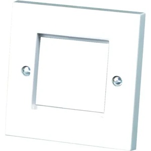 Brand-Rex Лицев панел Brand-Rex MMCWDOUNI007, 80x80mm рамка, 50х50mm отвор, бял (MMCWDOUNI007)