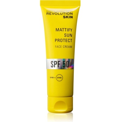 Revolution Skincare Sun Protect Mattify защитен матиращ крем за лице SPF 50 50ml