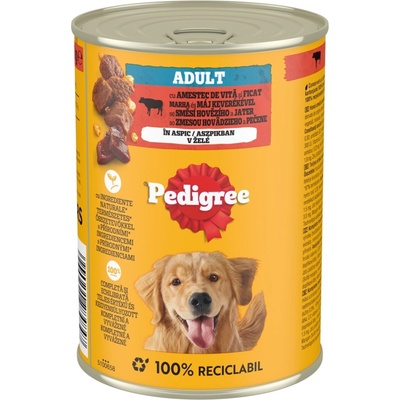 Pedigree Adult hovězí v želé 400 g
