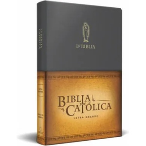 La Biblia Católica: Tama? o Grande, Edición Letra Grande Piel Negra, Con Virgen D E Guadalupe / Catholic Leather Bible. Large Size, Large Print, Color | Biblia de America (ISBN: 9781949061901)