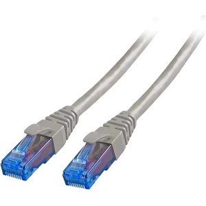 EFB Elektronik RJ45 пач корда категория 6a, неекранирана U-UTP LSZH 500MHz, сива (K8109GR.3)
