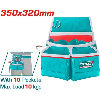 TOTAL Джоб за инструменти без колан total, 10 отделения (tl tht16p10125)