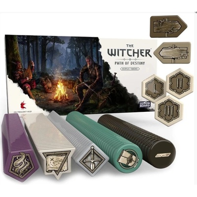 Asmodee Zaklínač: Cesta osudu - akrylové žetony