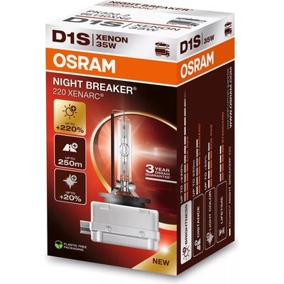 Osram xenonová výbojka D1S 66140XN2 NIGHT BREAKER LASER +220% 1ks