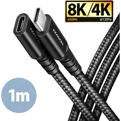 AXAGON SPEED+ USB-C USB 20Gbps extension cable 1 m (BUCM32-CF10AB)