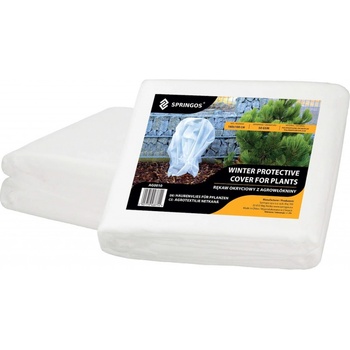 SPRINGOS Návlek na stromy 160cm x 100 cm, netkaná agrotextília, zosilnený, biely AG0010