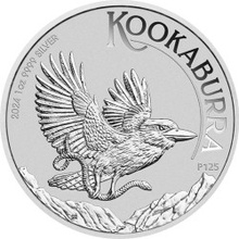 The Perth Mint strieborná minca Kookaburra 2024 1 oz