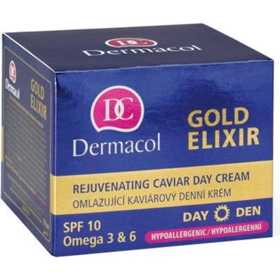 Dermacol Gold Elixir SPF10 kaviárový denný krém 50 ml