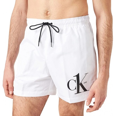 Calvin Klein pánske kúpacie šortky biele KM0KM00708_YCD