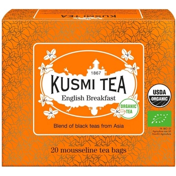 Kusmi Tea Черен чай ENGLISH BREAKFAST 20 муселинови пакетчета, Kusmi Tea (KUSMI21647A1120)