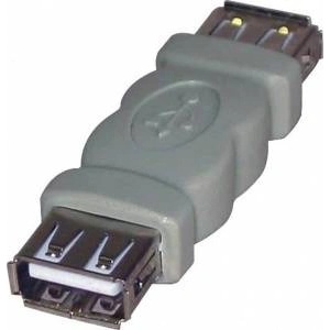 Logon premium Adapter USB Logo Connector, USB A (2.0) F-USB A (2.0) F, 0, Grey, Logo - 68041