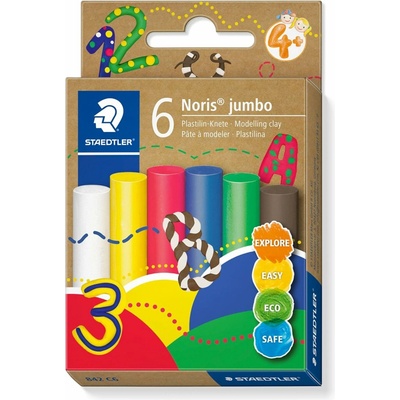 STAEDTLER Modelína Noris Jumbo 842 6 barev