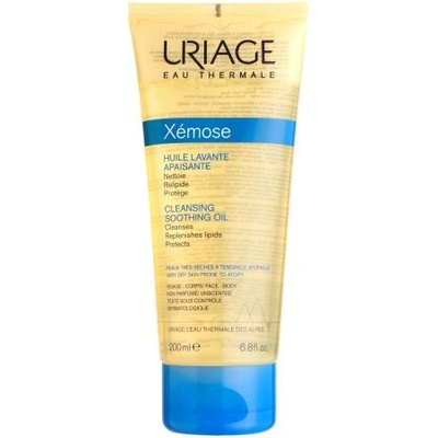 Uriage Xémose Cleansing Soothing Oil 200 ml почистващо масло за лице и тяло за много суха и раздразнена кожа унисекс