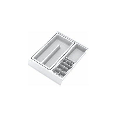 Koupelnový organizér s příslušenstvím 270mm 308x242x53mm, bíla