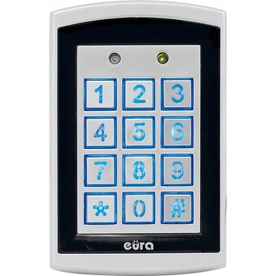 Kódový zámek Eura AC-30C7 2 výstupy, na omítku, bezdotyková karta