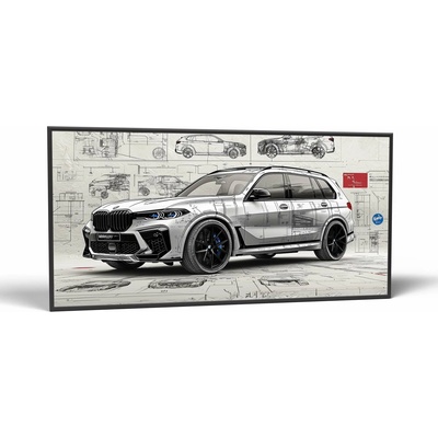 Autá SUV dizajnový návrh BMW | Obraz Vintessia v ráme Rozmery panoráma: 60x120, Rám: Čierny matný-alu