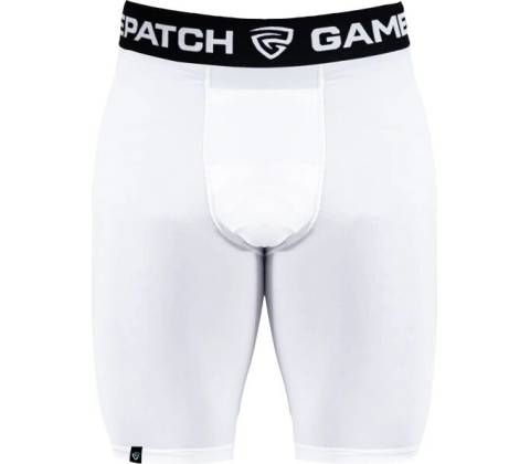 GAMEPATCH COMPRESSION SHORTS bílá