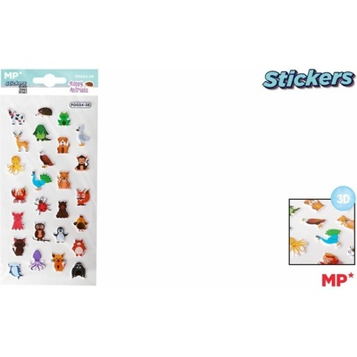 Samolepky 3D abeceda