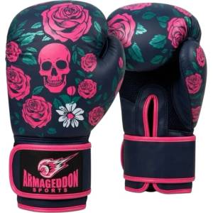ARMAGEDDON Boxing Gloves for Women - Pink Skull [2 бр. ] 10 oz