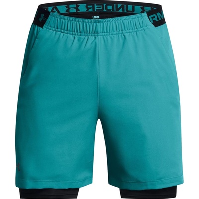 Under Armour Vanish Woven 2-in-1 shorts circuit teal/black