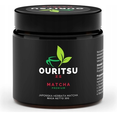 OURITSU Matcha Prémiový japonský zelený čaj natural latte 30 g
