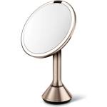 simplehuman - Козметично огледало с LED осветление „Dual light, розово злато ST3053 (ST3053)