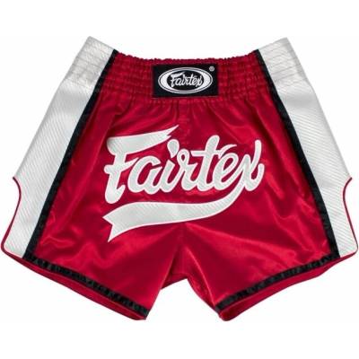 Fairtex trenky na Thajský box BS1704 červená/bílá