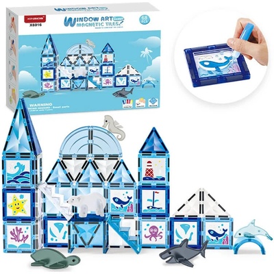 Magnetic Tiles Window Art Ocean 68 ks