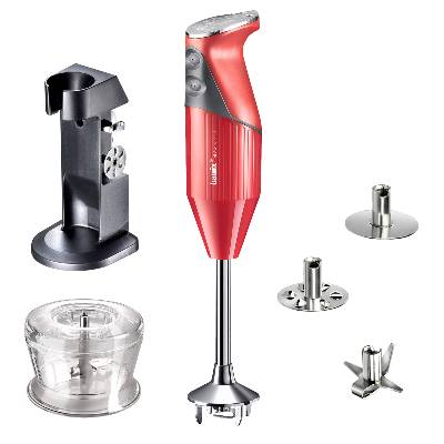 Tyčový mixér DELUXE 200 W, typ D, červená, bamix