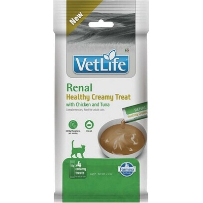 Farmina Vet Life Cat Renal Creamy 60 g s kuracím mäsom a tuniakom