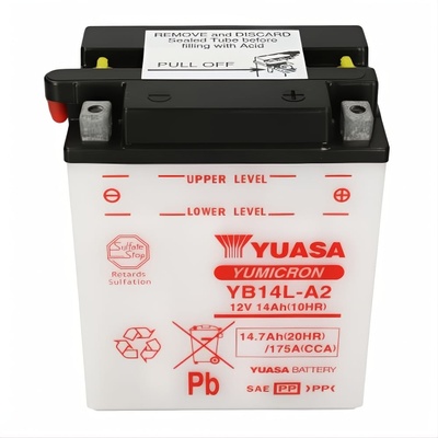 YUASA Yumicron 12V 14Ah right+ YB14L-A2