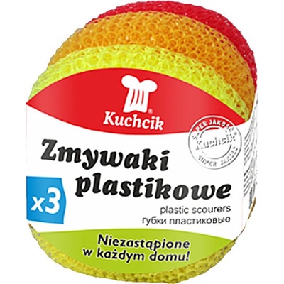 BKSHOP Drátěnka na nádobí plastová - 3ks