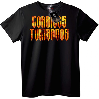 NOONEBRAND Тениска Corrios Tumbados Огън - 6XL, Black