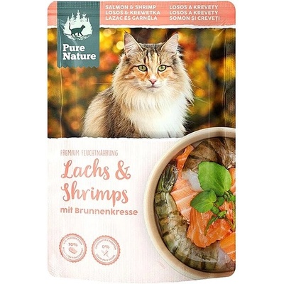 Pure Nature Cat Adult Losos a Krevety 80 g