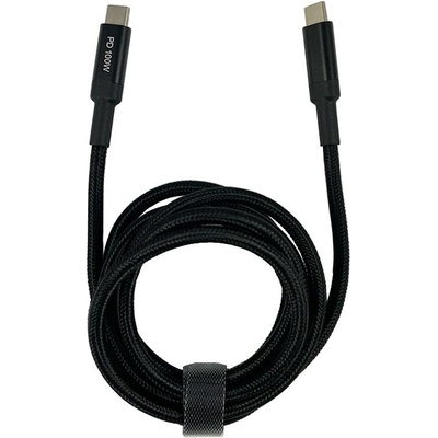 Devia ST354212 USB type-c - USB type-c dátový a nabíjací, 1,5m, černý