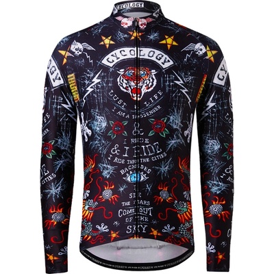 Cycology Winter City of Angels Black dlouhý rukáv pánský
