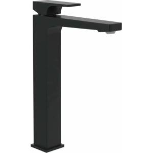 Villeroy & Boch Architectura Square висок смесител за умивалник, матово черен, с Push-Open клапан (TVW125002000K5)