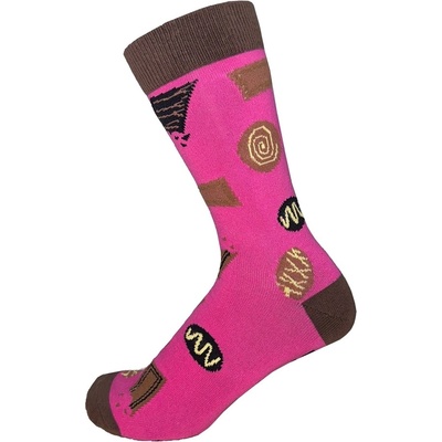 Star Чорапи Star Mens Novelty Crew Socks - Chocolate