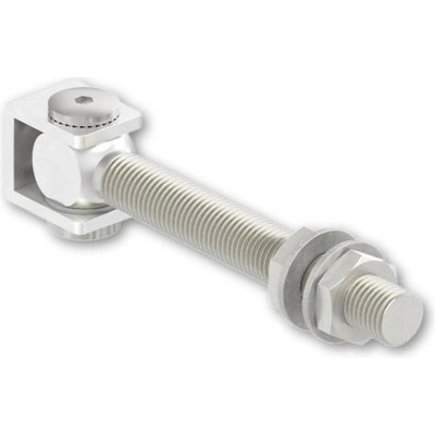 Feldmann Nerezový pant 130–M20-VA pro bránu a vrata pro ocelový sloupek - regulovatelný provařovací k přišroubování, závit M20 130-M20-VA – Sleviste.cz