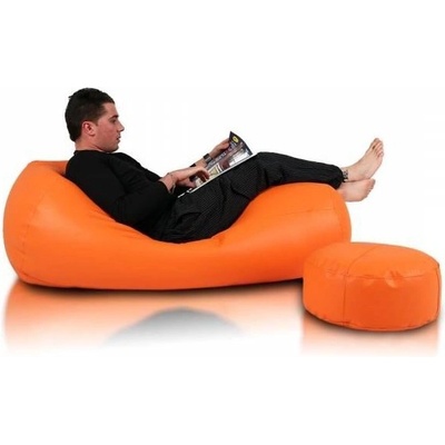 Ecopuf EF1022 Sedací vak ECOPUF ACTIVE ekokoža E4 Oranžová