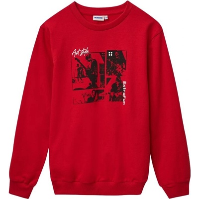 Winkiki Kids Wear mikina Art Style červená