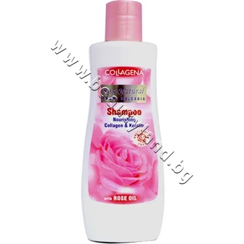 Collagena Шампоан Collagena Natural Rose, p/n CO-032 - Подхранващ шампоан с колаген за силно изтощена коса (CO-032)