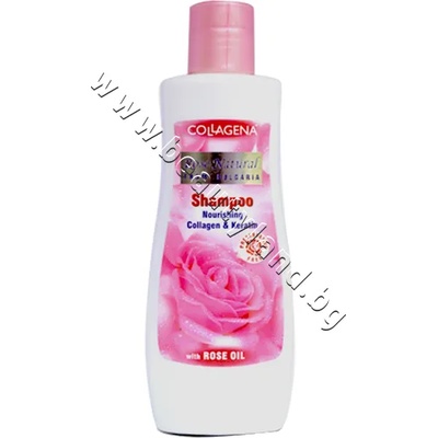 Collagena Шампоан Collagena Natural Rose, p/n CO-032 - Подхранващ шампоан с колаген за силно изтощена коса (CO-032)